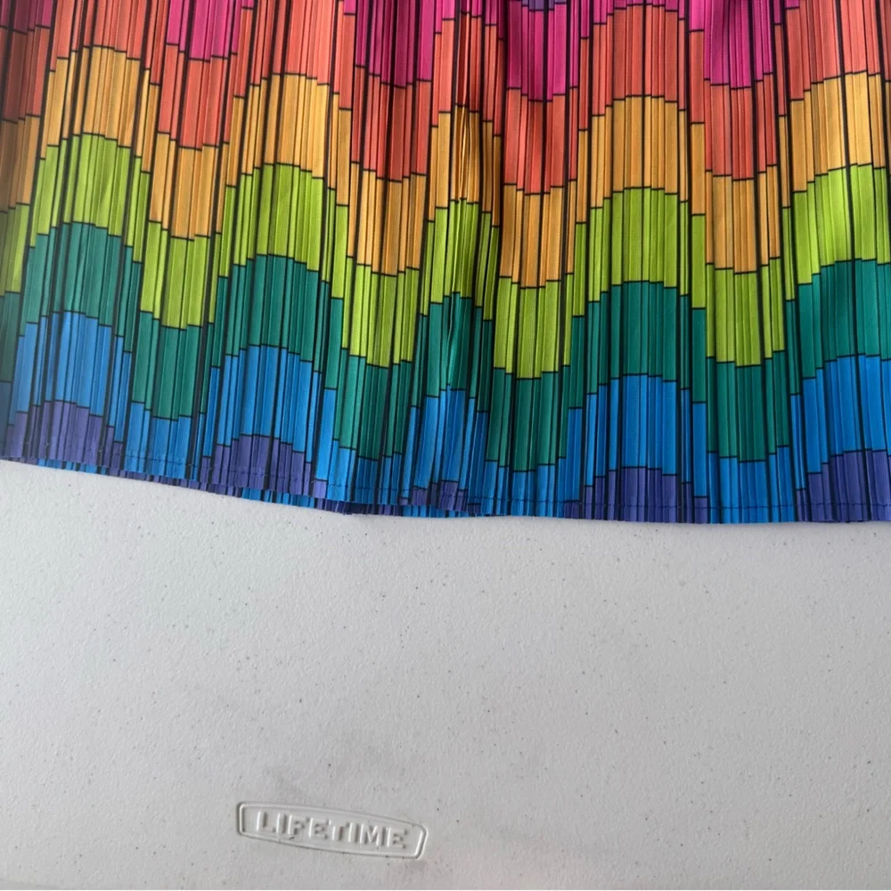 Dressed in La La Colorful Rainbow Maxi Dress - Picture 4 of 5